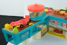 Load image into Gallery viewer, Vintage 1970s Fisher-Price Play Family Airport Jetway Set – With Figures, Plane, and Accessories