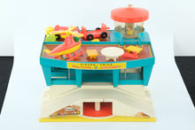 Load image into Gallery viewer, Vintage 1970s Fisher-Price Play Family Airport Jetway Set – With Figures, Plane, and Accessories