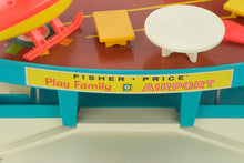 Load image into Gallery viewer, Vintage 1970s Fisher-Price Play Family Airport Jetway Set – With Figures, Plane, and Accessories