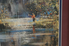 Load image into Gallery viewer, Brent Heighton Along The Edge Roll Cast Framed Print Pair 17x36