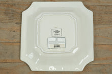 Load image into Gallery viewer, Fitz & Floyd Home Fragrance Collection 11” Handcrafted Ceramic Decorative Tray – Green & Gold Embossed Leaf Design