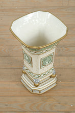 Load image into Gallery viewer, Fitz and Floyd Gregorian Collection Large Vase – Handcrafted Ceramic, 11.75” Tall