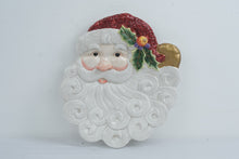 Load image into Gallery viewer, Fitz and Floyd Christmas Santa Canape Plate 2063 136 Ceramic Serving Dish Boxed