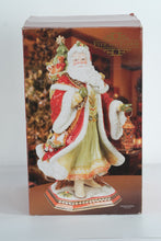 Load image into Gallery viewer, Fitz and Floyd Damask Holiday Santa Centerpiece – 19-616 – Original Box, Stunning Hand-Painted Detail