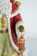 Load image into Gallery viewer, Fitz and Floyd Damask Holiday Santa Centerpiece – 19-616 – Original Box, Stunning Hand-Painted Detail