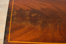 Load image into Gallery viewer, Mahogany Flip Top Game Table with Inlaid Border and Felt Playing Surface