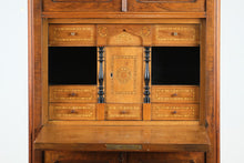 Load image into Gallery viewer, Rare Antique Flamed European Secretary Desk