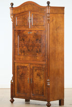 Load image into Gallery viewer, Rare Antique Flamed European Secretary Desk