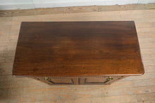 Load image into Gallery viewer, Antique Mahogany Wash Cabinet with Paneled Doors and Beaded Trim