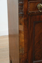 Load image into Gallery viewer, Antique Mahogany Wash Cabinet with Paneled Doors and Beaded Trim