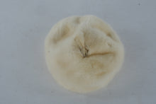 Load image into Gallery viewer, Vintage Flemington Furs White Mink Hat with Cameo Brooch – 1950s Elegant Winter Cap
