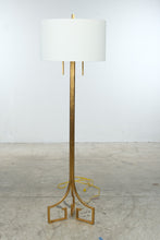 Load image into Gallery viewer, Regina Andrew Le Chic Gold Leaf Greek Key Floor Lamp 64 Inch Double Pull Chain