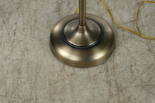 Load image into Gallery viewer, Traditional Brass Finish Floor Lamp with White Pleated Shade