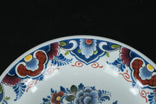 Load image into Gallery viewer, Delft-Style Dutch Bowl – Hand-Painted Bird & Floral Pattern, Made in Holland – 7" Serving/Display Bowl