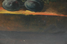 Load image into Gallery viewer, Vintage Floral Still Life Oil Painting Ornate Gold Frame ELBECO Canvas 45x56