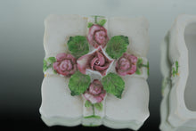 Load image into Gallery viewer, Lefton China Hand-Painted Porcelain Trinket Box – Pink Rose Floral Design