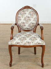 Load image into Gallery viewer, Victorian-Style Floral Bergère Arm Chair – Immaculate Condition