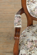 Load image into Gallery viewer, Victorian-Style Floral Bergère Arm Chair – Immaculate Condition