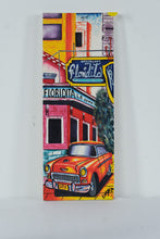 Load image into Gallery viewer, Original Cuban Floridita Havana Street Scene Painting Classic Car Signed Canvas Art