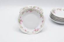 Load image into Gallery viewer, Crown Liara Bavaria China Pink Floral Gold Trim Dinnerware Set 66 Pieces