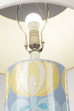 Load image into Gallery viewer, Jill Rosenwald Cylinder Stemmed Floral Lamp