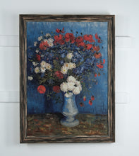 Load image into Gallery viewer, Van Gogh Vase with Cornflowers and Poppies Framed Reproduction – 30" x 40" Textured Canvas Wall Art