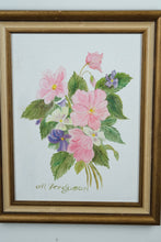 Load image into Gallery viewer, “Flowers on Board” Original Floral Oil Painting by Maude Ferguson
