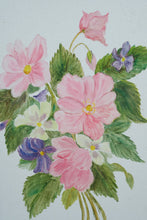 Load image into Gallery viewer, “Flowers on Board” Original Floral Oil Painting by Maude Ferguson