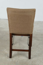 Load image into Gallery viewer, Contemporary Upholstered Folding Dining Chair with Walnut Finish Wood Frame