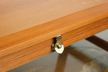 Load image into Gallery viewer, Folding Wooden Lap Desk / Breakfast Tray with Adjustable Top β Solid Wood Writing Table β Brass Hardware