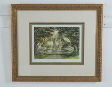 Load image into Gallery viewer, Fountain of Love by Trisha Romance – Limited Edition Signed & Numbered Print (747/950) w/ COA – 25" x 22" Framed Fine Art