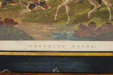 Load image into Gallery viewer, J F Herring Breaking Cover Fox Hunting Scene Vintage Framed Print