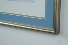 Load image into Gallery viewer, Framed Claude Ricart Watercolor Print – Château de Chenonceau