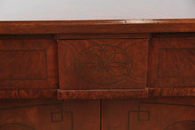 Load image into Gallery viewer, Francesco Molon Giemme Stile Italian Burl Wood Bowfront Sideboard Buffet