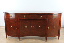Load image into Gallery viewer, Francesco Molon Giemme Stile Italian Burl Wood Bowfront Sideboard Buffet