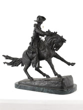 Load image into Gallery viewer, "Cowboy" by Frederic Remington - Bronze Sculpture