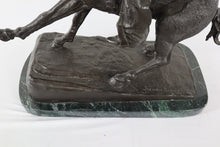 Load image into Gallery viewer, "Cowboy" by Frederic Remington - Bronze Sculpture