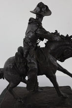 Load image into Gallery viewer, "Cowboy" by Frederic Remington - Bronze Sculpture