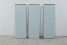 Load image into Gallery viewer, Vintage French Provincial Dining Table 3 Leaves Blue Gold Cabriole Legs