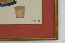 Load image into Gallery viewer, Original Signed Chinese Longevity Deity Shou Xing Calligraphy Painting Dated 1981 Framed