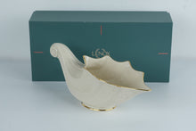 Load image into Gallery viewer, Lenox Fruits of Life Cornucopia – Fine Ivory China Centerpiece w/ 24K Gold Trim
