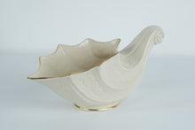 Load image into Gallery viewer, Lenox Fruits of Life Cornucopia – Fine Ivory China Centerpiece w/ 24K Gold Trim