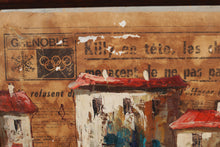 Load image into Gallery viewer, Garcons En Attente - Painting on 1968 French Newspaper