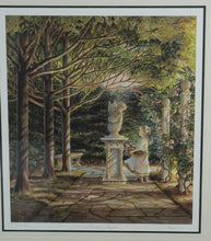 Load image into Gallery viewer, Garden Angel by Trisha Romance – Limited Edition Signed & Numbered Print (5544/15000) w/ COA – 30" x 32.5" Framed Fine Art