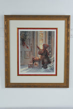 Load image into Gallery viewer, Generous Heart by Trisha Romance – Limited Edition Signed & Numbered Print (664/10,000) – 25.5" x 29" Framed Christmas Art