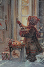 Load image into Gallery viewer, Generous Heart by Trisha Romance – Limited Edition Signed & Numbered Print (664/10,000) – 25.5" x 29" Framed Christmas Art