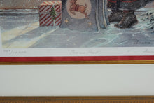 Load image into Gallery viewer, Generous Heart by Trisha Romance – Limited Edition Signed & Numbered Print (664/10,000) – 25.5" x 29" Framed Christmas Art