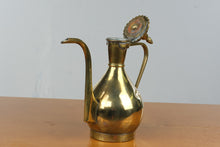 Load image into Gallery viewer, Middle Eastern Style Gold Tone Metal Dallah Coffee Pot Ewer 13 Inch