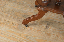 Load image into Gallery viewer, Scalloped Eastlake Marble-Top Foyer Table