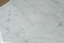 Load image into Gallery viewer, Scalloped Eastlake Marble-Top Foyer Table